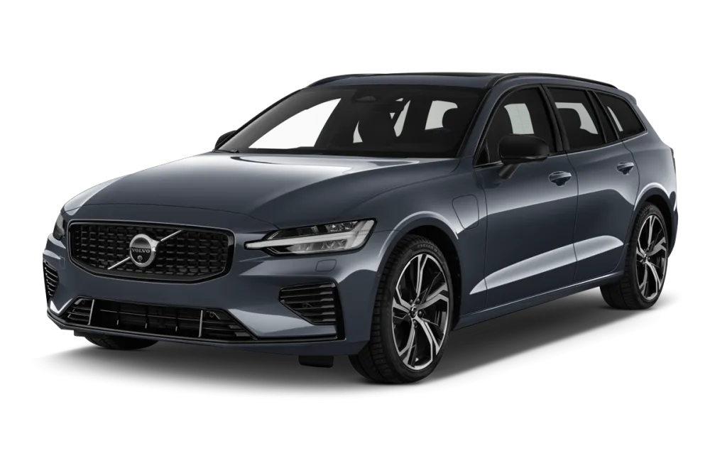 VOLVO V60 II T6 AWD Hybride Rechargeable 253 ch + 145 ch Geartronic 8 Plus Style Dark_1