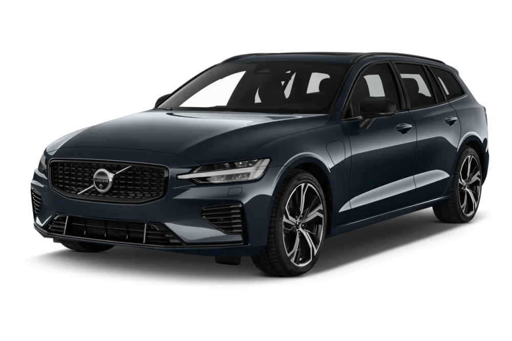 VOLVO V60 II T6 AWD Hybride Rechargeable 253 ch + 145 ch Geartronic 8 Plus Style Dark_1